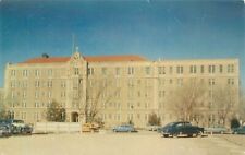 Amarillo Texas St Anthony's Hospital, Old Car Vintage Chrome Postcard picture
