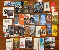 Lot 1970s Vintage Canada Maps / Travel Guide, Montreal & Quebec picture