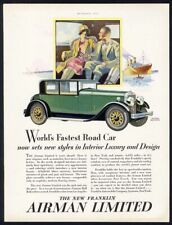 FRANKLIN Airman Limited Car Ad 1928 - 1929 VICTORIA BROUGHAM picture