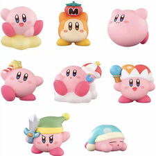 8pcs/Set Anime Kirby 2.6" PVC Action Figure Toys Collection Doll Model Gift picture