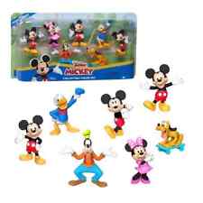 7 PCS Disney Collectible Set Junior Mickey Mouse Minnie Pluto Donald Goofy picture