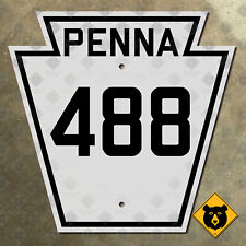 Pennsylvania Route 488 highway road sign 1940 Ellwood City Prospect 16x16 picture
