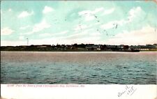 Fort McHenry from Chesapeake Bay, Baltimore MD c1908 Vintage Postcard J76 picture