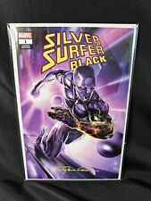 SILVER SURFER BLACK #1 SIGNED CLAYTON CRAIN VARIANT COVER KNULL CAMEO picture