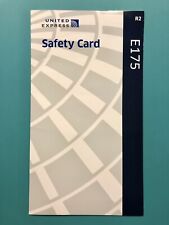 2014 UNITED EXPRESS SAFETY CARD-- E175 picture