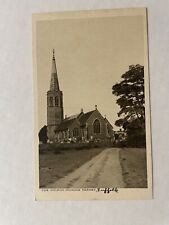 The Church. Wickham Market. Postcard. picture