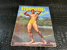 FEBRUARY 1952 STRENGTH & HEALTH vintage bodybuilding magazine MONTE WOLFORD picture