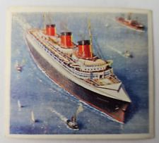 1938 Godfrey Phillips Ships That Have Made History #35 The Normandie picture
