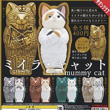 Mummy Cat Mascot Capsule Toy 5 Types Comp Set Gacha New Japan picture