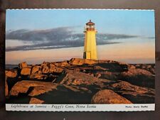 Lighthouse at Sunrise, Peggy's Cove, NS - 1970s, Rough Edges picture