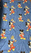 Vintage 90's Disney Mickey Mouse Champion Race car Bed Spread Comforter 82x60 picture