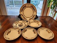 Vintage 1950s Syracuse Pullman Railroad Indian Tree Pattern Plates and Bowls picture