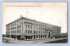 1910. MILWAUKEE, WIS. T.M.E.R.&L. CO. SERVICE BLDG. POSTCARD EP30 picture