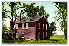 1955 Plum Grove Historic Home Robert Lucas Territory Iowa City Iowa IA Postcard picture