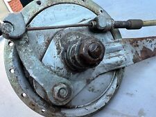 #H6.....Vintage Bicycle Front Hub,  1940/50s with fittings + cable Drum Brake picture