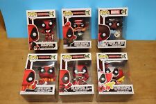 Lot of 6  Deadpool Funko Pops #48 #112  #319 #322 #775 # 778 All NEW picture