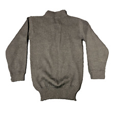 Vintage US Navy Mens Sweater 36 Black Wool N140-62236s-38983B 40s 50s picture