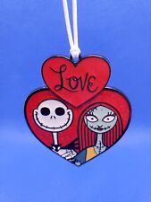 Hallmark The Nightmare Before Christmas Jack and Sally Ornament Love Metal picture