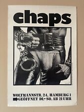 Chaps Club Hamburg Poster by Hans Heinrich Salmon 1982 picture