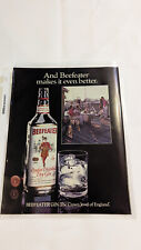 1984 Beefeater London Dry Gin Original Vintage Print Ad - (8.5 x 11