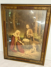 Vintage/Antique The Holy Family Print By C. Bosseron Chambers   Edward Gross Co. picture