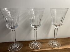 Wedgwood Monarch  Water Goblets 8 7/8” Tall Set Of 3 picture