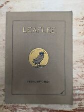 The Leaf-Lee Booklet February 1921 By The Pupils Of The Lee School Manchester MA picture