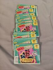 VINTAGE 1987 ZOOT WACKO-SAURS SERIES 1   20 Unopened PACKS LOT picture