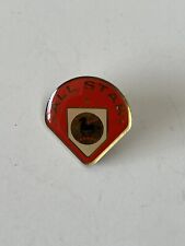 Pony Little League Baseball Pinback All Star Vintage Lapel Pin c. 1980's Red picture
