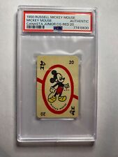 VINTAGE 1950 RUSSELL MICKEY MOUSE CANASTA CG-RED 20 PSA AUTHENTIC DISNEYANA picture