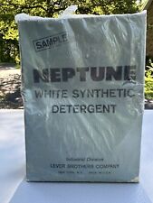 Neptune Laundry Soap Detergent Sealed Rare Vintage Advertising Old Stock SAMPLE picture
