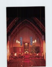 Postcard Interior Court Street United Methodist Church at Christmas Illinois USA picture