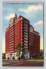 Birmingham AL-Alabama, Jefferson Hillman Hospital, Antique, Vintage Postcard picture