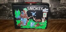 Vintage 1965 Smokey the Bear Vinyl Lunchbox *NO Thermos Good-Very Good Condition picture