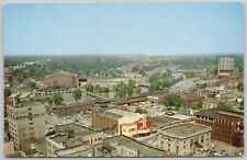 Flint Michigan Vintage Postcard Aerial View picture
