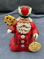 1995 Paul Bolinger On Strike For More Cookies Santa Claus Figurine  picture
