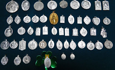 LOT OF  52 VINTAGE CATHOLIC RELIGIOUS HOLY MEDALS  picture