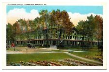 Vintage Riverside Hotel, Cambridge Springs, PA Postcard picture