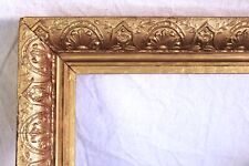ANTIQUE  FITS 8 X 12 GOLD GILT PICTURE FRAME WOOD AESTHETIC FINE ART VICTORIAN picture