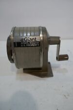 Vintage WoodGrain  Berol Giant All Metal Pencil Sharpener Wall or Table Mount picture