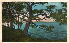 Postcard NY Canandaigua Lake Picturesque View Posted 1934 WB Vintage PC J1198 picture