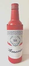 Budweiser America Logo Beer Koozie - Fits 16 oz Aluminum Can - (1) - New & F/S picture