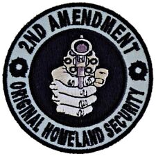 2nd Amendment  Sew on Iron on Embroidered Patch 3