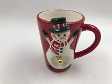 Ceramic 16oz Snowman with Bell Coffee Mug DD01B17004 picture