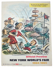 Official Preview New York World's Fair 1964 1965 Time Life Books Printed 1963 picture