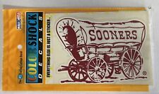 OKLAHOMA SOONERS VINTAGE COLOR SHOCK DECAL - OU BOOMER SOONER WAGON for Sure picture
