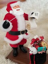 *RARE* VTG 1980 SIMPICH Character Dolls HANDMADE Santa Claus w/Toy Bag + List picture