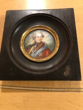 Antique Imperial Russia Portrait Miniature Of Prince Orlov Hand Paint Signed picture