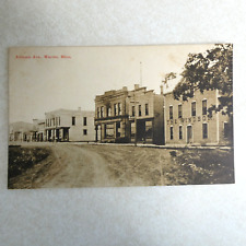 G35 Vintage Postcard Johnson Ave Street Scene Warren Minnesota MN picture