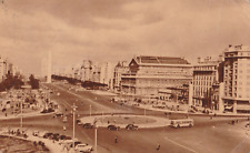 Vintage Postcard View of Buenos Aires, Argentina Street Intersection Posted picture